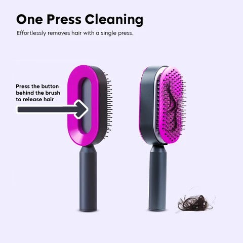 Pushed Hair Brush – Smooth, Tangle-Free Hair