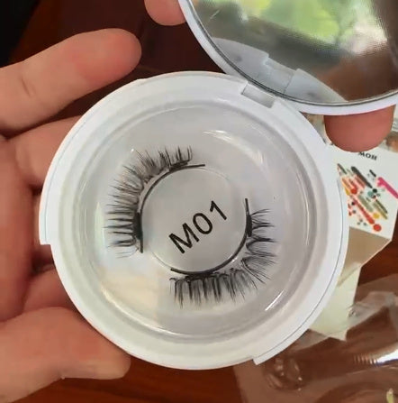 Magnetic Suction False Eyelashes Upgraded With Three Magnets